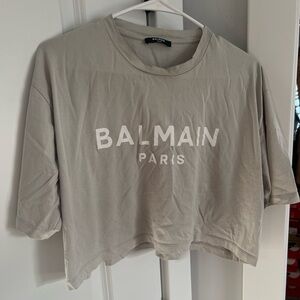 Authentic Balmain Cropped Tee